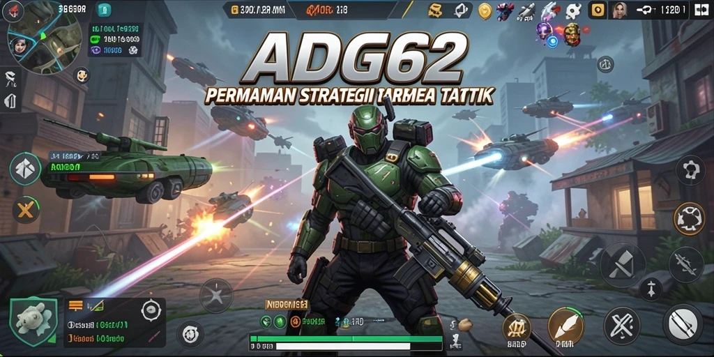 Tampilan gameplay menarik dari ADG62 dengan aksi strategis yang mendebarkan.