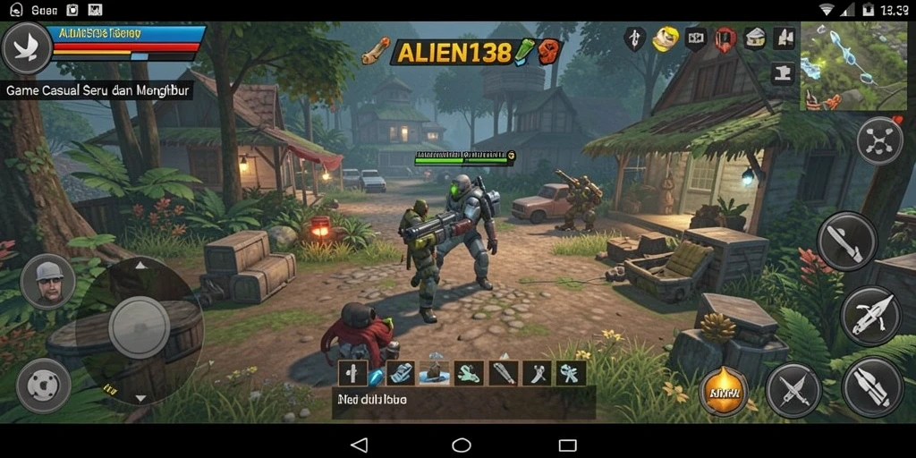 Tampilan gameplay seru ALIEN138 yang penuh tantangan.