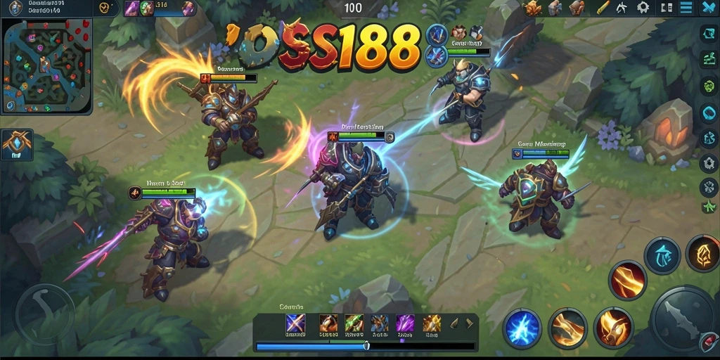Gameplay menarik dalam JOSS188 yang menonjolkan strategi tim.