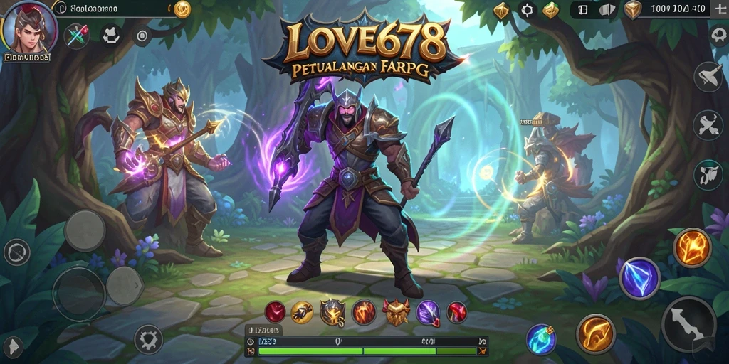 Tampilan aksi seru dalam gameplay LOVE678.