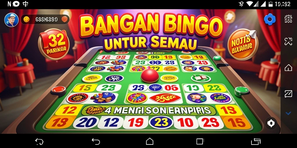Tampilan gameplay Bingo yang mengasyikkan di N32.