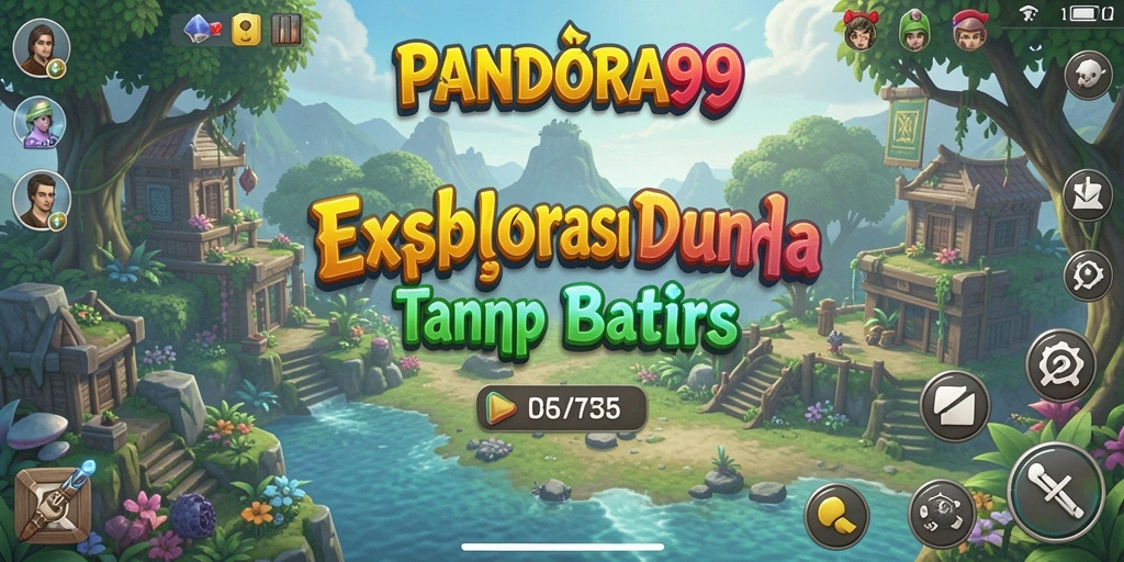 Tampilan gameplay PANDORA99 yang menarik dalam dunia Open World.