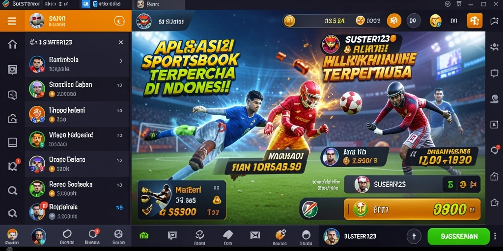 Tampilan screenshot gameplay SUSTER123 yang memukau dalam taruhan olahraga.