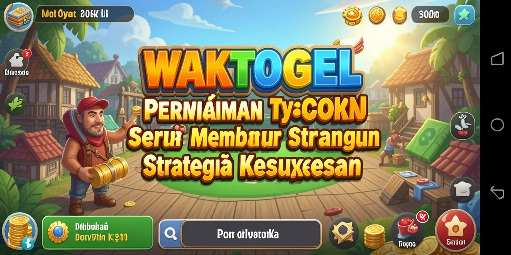 Tampilan gameplay WAKTOGEL yang menarik dan menantang