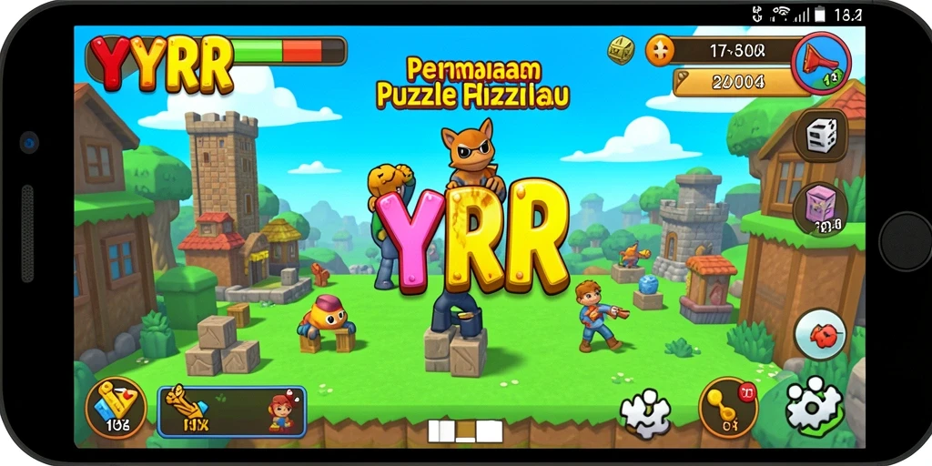 Tampilan gameplay seru dan penuh tantangan di YYRR.